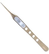 ALLEX Craft Tweezers Precision Japanese Stainless Steel Tweezers [Titanium Coating], Made in JAPA...