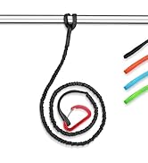 OCEANBROAD Kayak Paddle Leash Stretchable Strap Lanyard Rope for SUP Kayaking Boating Canoeing Fi...