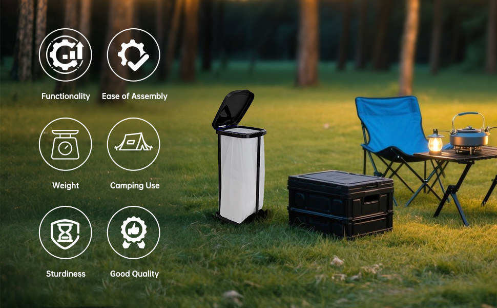 Foldable Waste Bin Stand