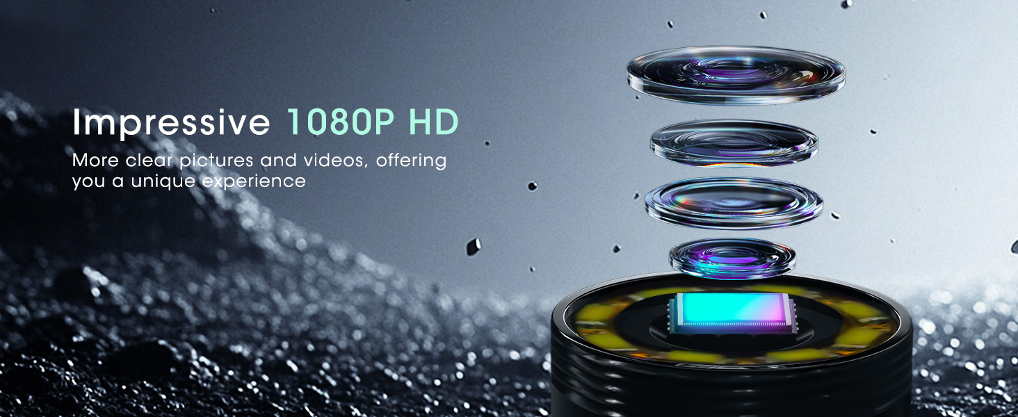 endoscope with light