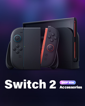 GuileKeys Switch 2 Accessories, Switch 2 Dock Station TV Dock, Wall Mount, Carrying Case