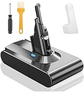 OHZHAO 7200mAh Replaceable for Dyson V8 Battery,Upgraded High Capacity 21.6V Replacement Battery ...