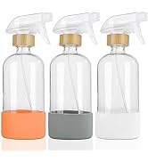 HOMBS Bamboo Glass Spray Bottle 3 Pack