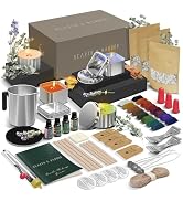 Hearth &amp; Harbor Soy Candle Making Kit for Adults &amp; Kids, DIY Candle Making Supplies for Beginners...