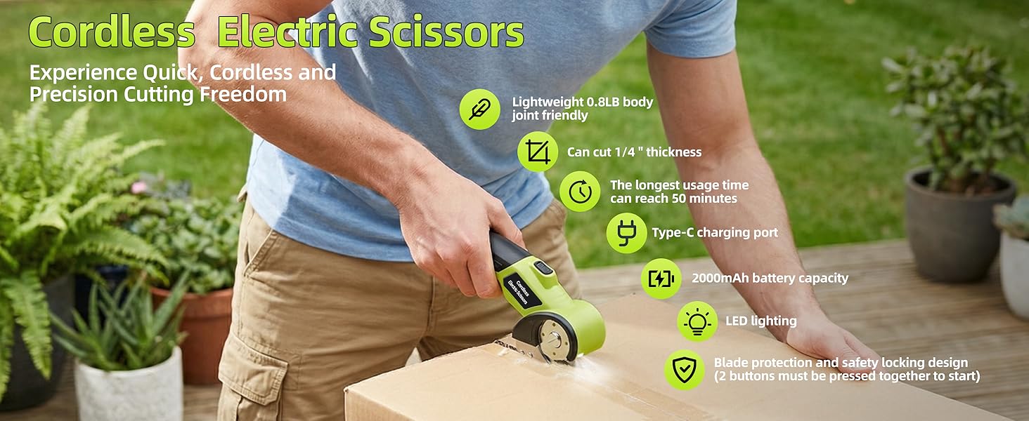 Cordlless Electric Scissors