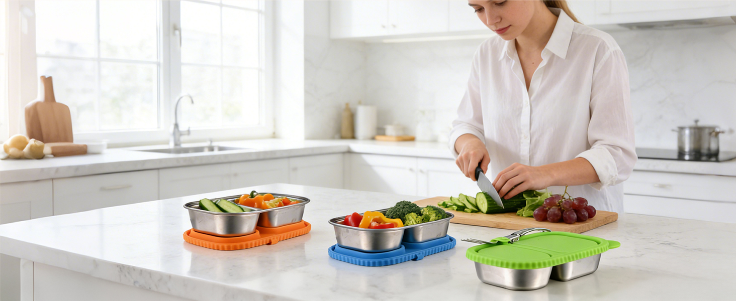 Stainless Steel Snack Containers