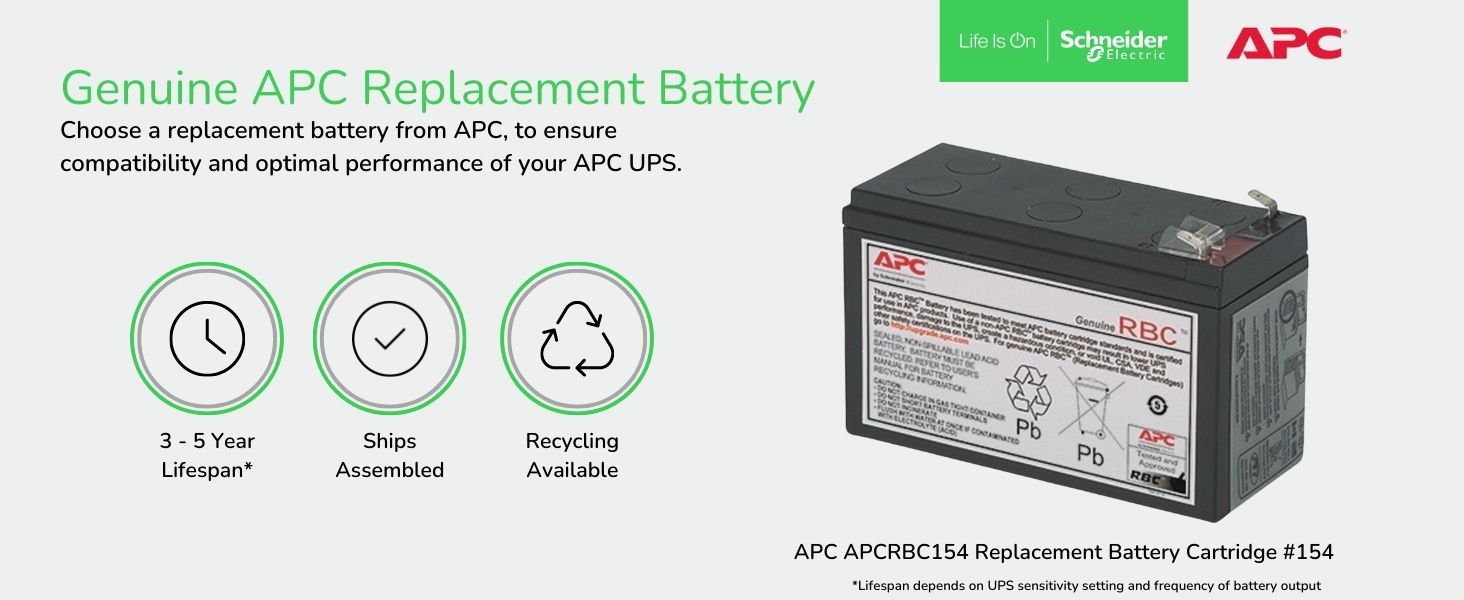 Genuine APC Replacement Battery