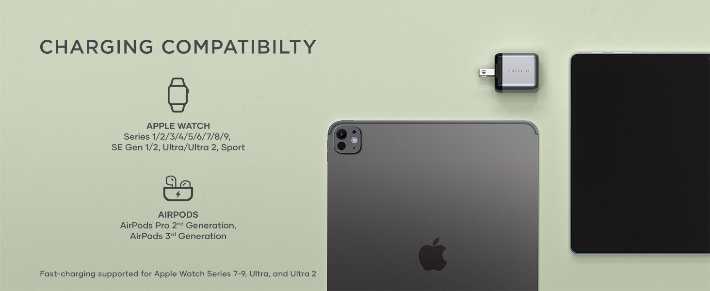 USB-C Fast Charging Cable for Apple Watch