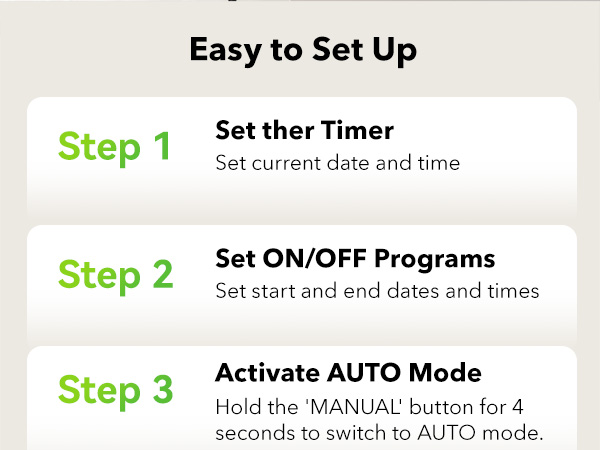 easy to set up