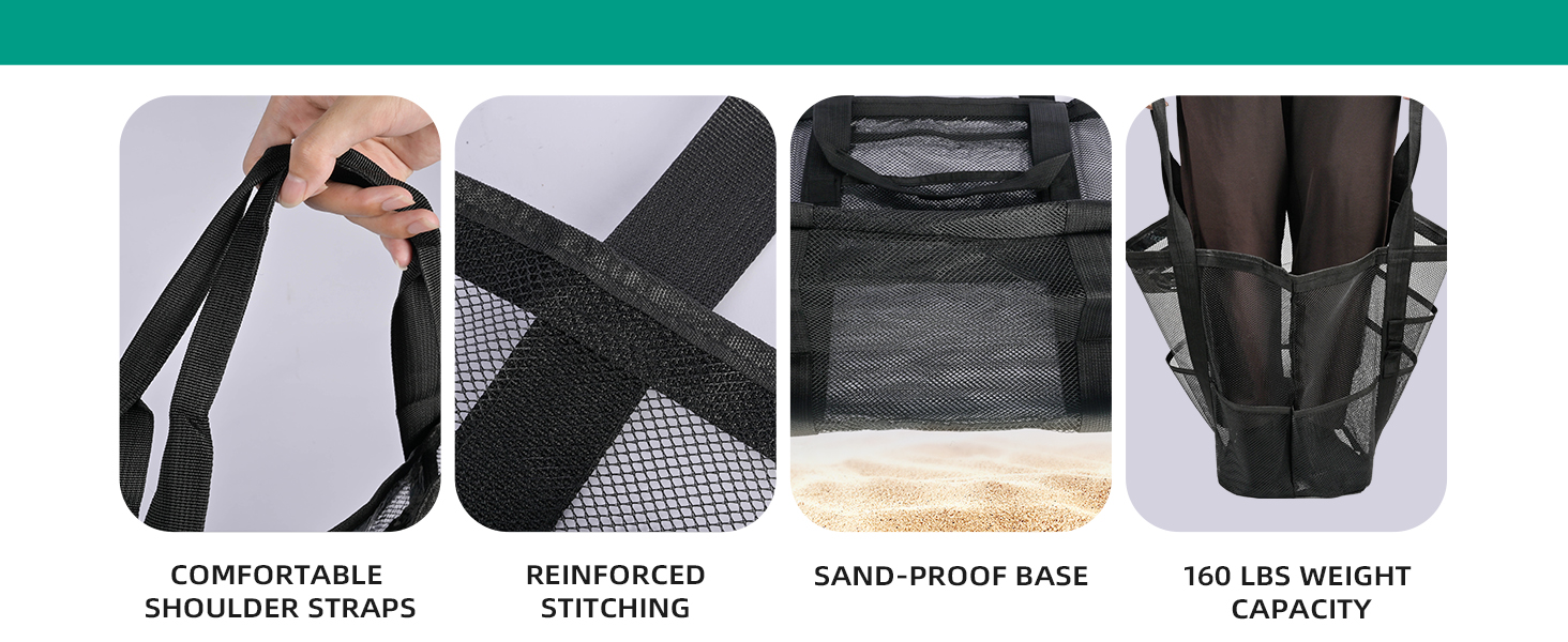 Mesh Beach Bag for Women/Family