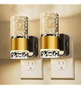 L LOHAS LED Night Light,Dimmable Night Lights Plug into Wall, 2 Pack Acrylic Nightlight with 0-10...