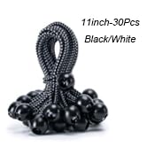 30 Pack Ball Bungee Cord, 11 Inch Heavy Duty Bungie Cord Balls Canopy Tarp Tie Down Bungee Balls ...