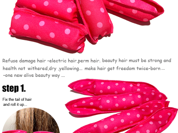 heatless hair curlers