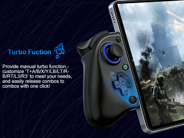 bluetooth controller for android with turbo