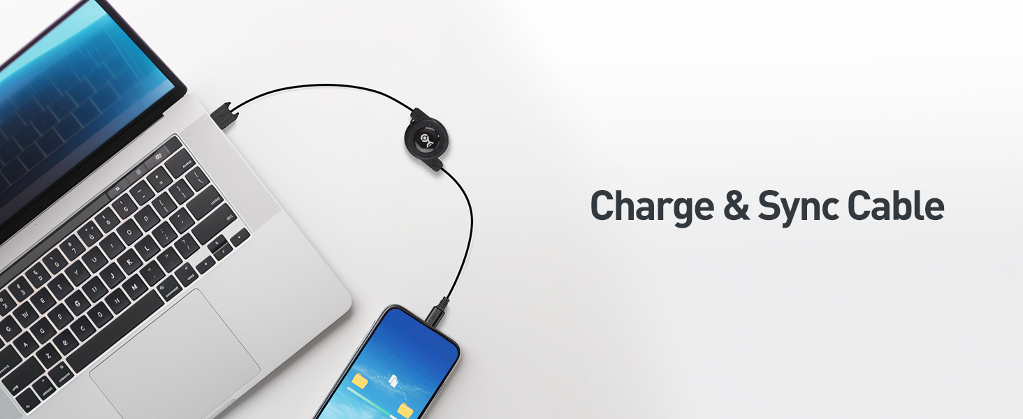 Retractable Micro USB Cable