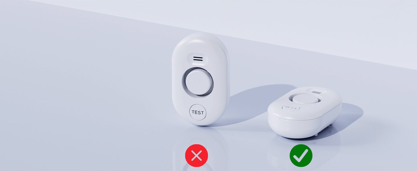 Place the leak detector in the desired location.