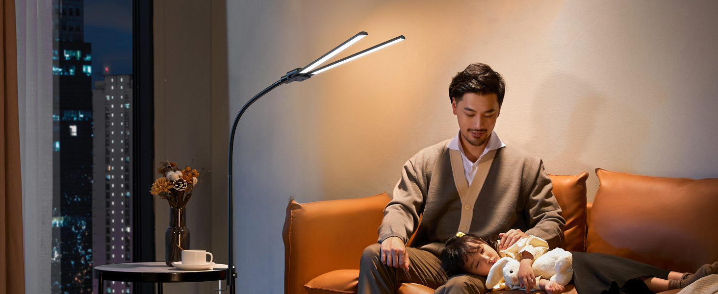 double head desk lamp