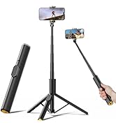 TODI Selfie Stick Tripod, 59" Lightweight Phone Tripod Stand with Wireless Remote, Extendable Sel...