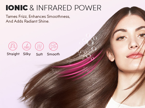 heated straightener comb