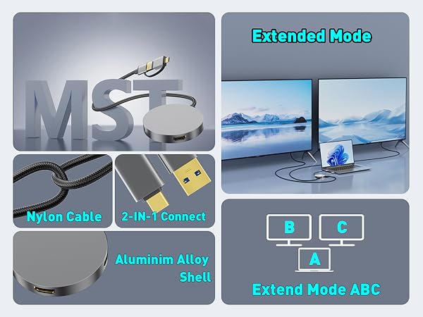 dual monitor adapter