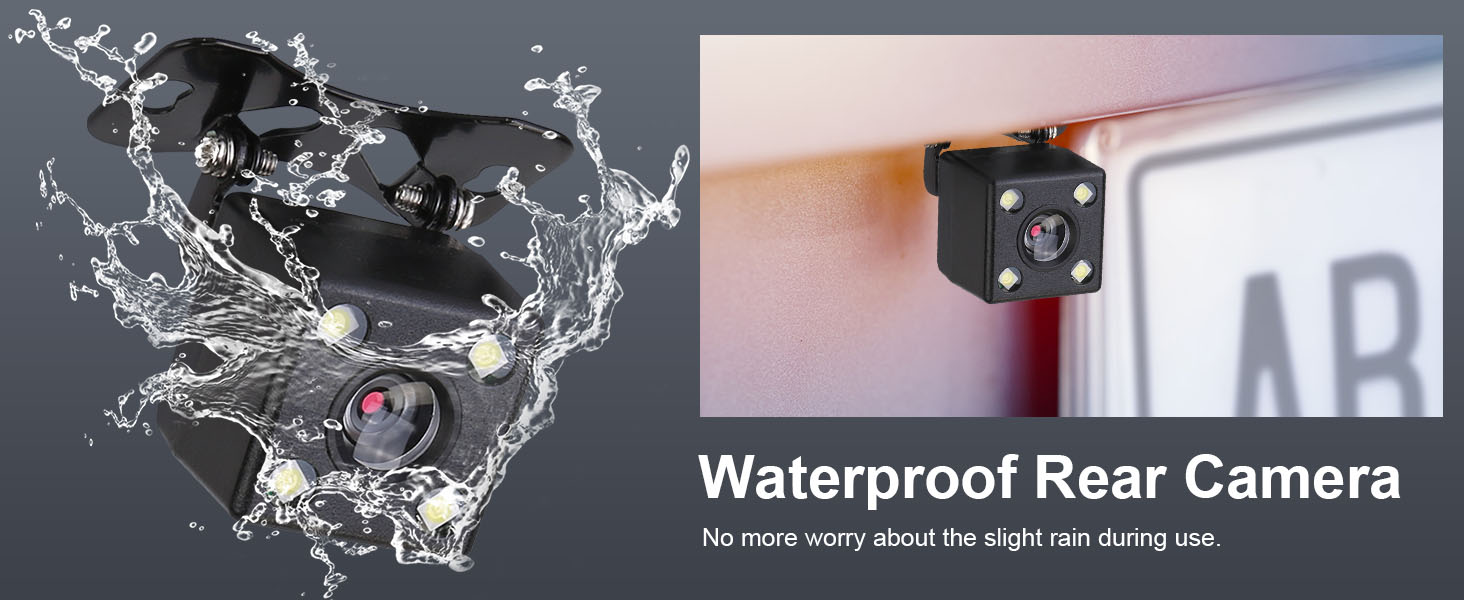 3 Channel Dash Cam Front and Rear