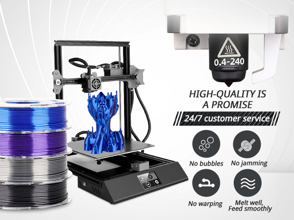 Silk PLA Filament 1.75mm 3D Printer filaments