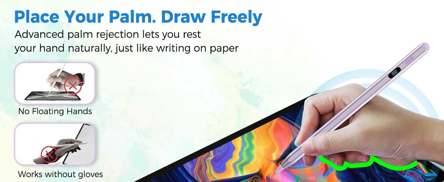 Place Your Palm. Draw Freely.
