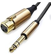 XANHAM XLR Female to 1/4 Inch(6.35mm) Male 6.6 Feet/2 Meter TRS Balanced Cable XLR to Quarter Inc...