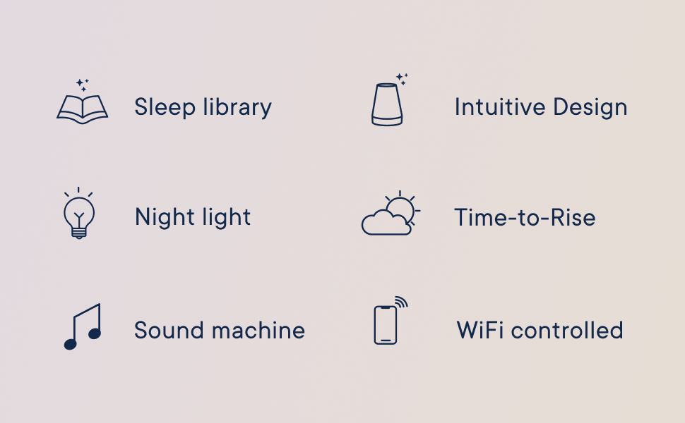 sound machine, night light, sleep, time-to-rise, kids alarm clock, sleep training, toddler lamp
