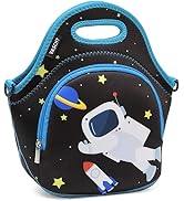 Lunch Bag for Boys,VASCHY Insulated Neoprene Lightweight Lunch Box Bag for Children School Dayca...