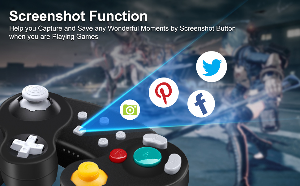 screenshot wireless gamecube switch controller for nintendo switch