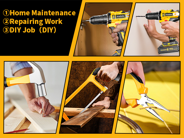 Power Drill Tool Kit Set