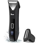 Zesuti 2-in-1 Manscape Trimmer for Men,Body &amp; Groin Hair Trimmers for Men,Bikini Trimmer Women- W...