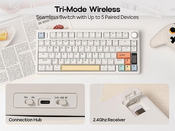EPOMAKER TH80 V2 PRO Wireless Gaming Keyboard