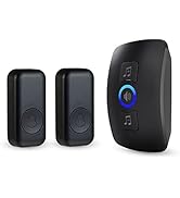 Wireless Doorbell, KERUI Waterproof Door Chime Kit Transmitting at 1000 Feet with 2 Buttons, 32 M...