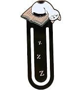 Cute Sleeping Cat Metal Bookmark for Cat Lovers Book Marker Book Covers and Book Accessories Love...