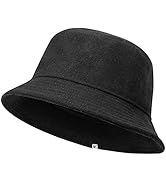 GADIEMKENSD Winter Bucket Hat - Premium Wool, Packable, Plain Colors, Unisex Warm Hat