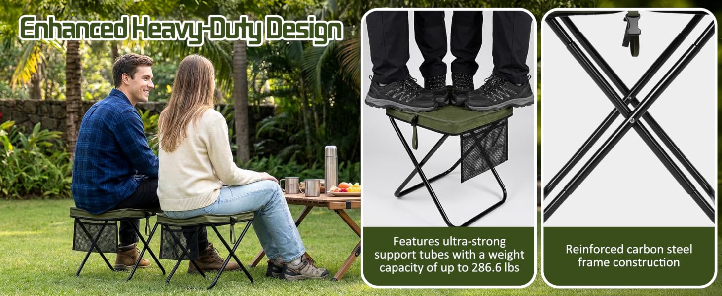 Foldable Backpack Stool