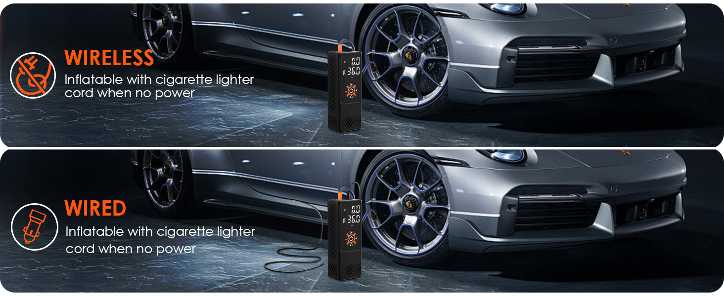 Portable Tire Inflator Air Compressor