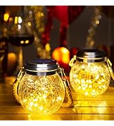 ROSHWEY Solar Lanterns Outdoor Waterproof, 4 Pack Outdoor Lanterns with 30 LED Waterproof Garden ...