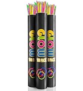 Crown Display Halloween 300 Glow Sticks Necklaces 22 inch Glow in The Dark Halloween Party Suppli...
