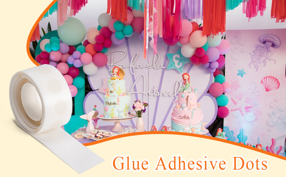 Glue Point Dots Glue Tape Dots Stickers balloon tape balloon glue dots double sided removable sticky