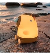 ZSYZDL Capybara shapel Night Light,Touch-Sensitive Adjustment of Brightness,USB TYPC-C,Soft LED B...