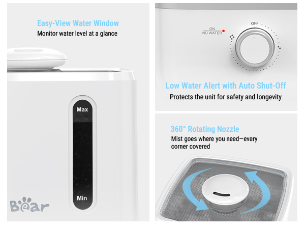 top fill cool mist humidifier