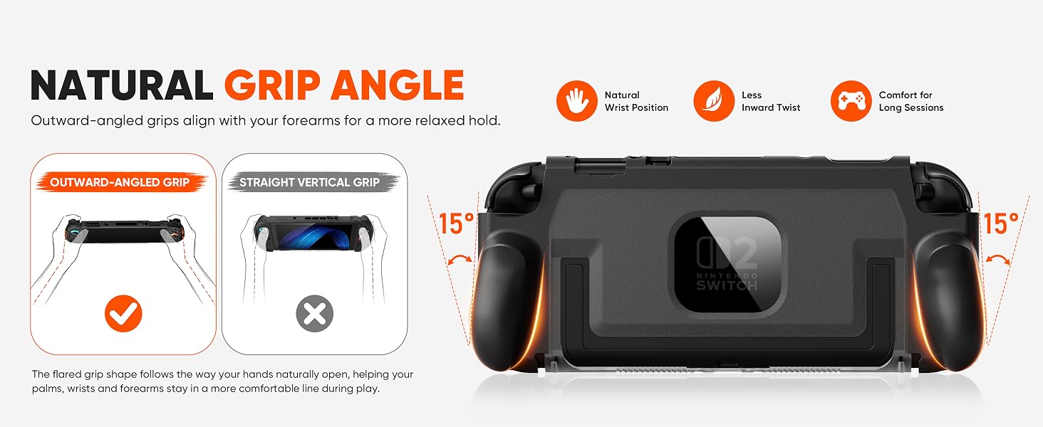 Natural grip angle