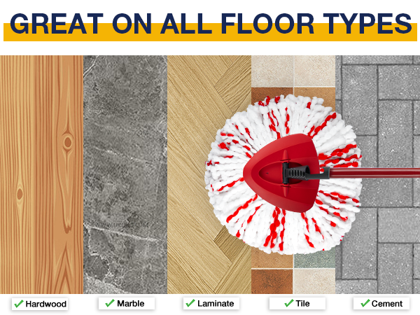 GREAT ON ALL FLOOR TYPES