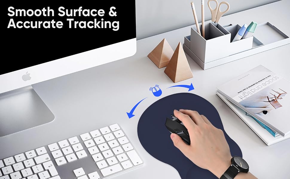 Large Mouse pad with Wrist Support