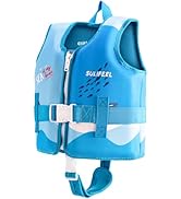SULIFEEL Kids Swim Vest Toddler Floaties for 20-45 lbs Boys Girls, Toddler Swimming Jacket with A...