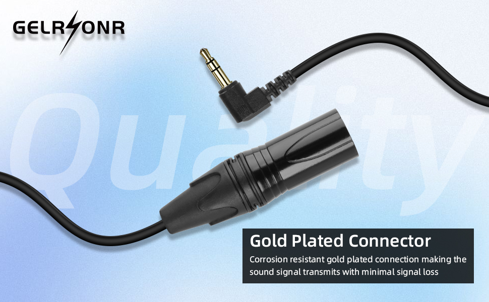 Gold-plated connector 