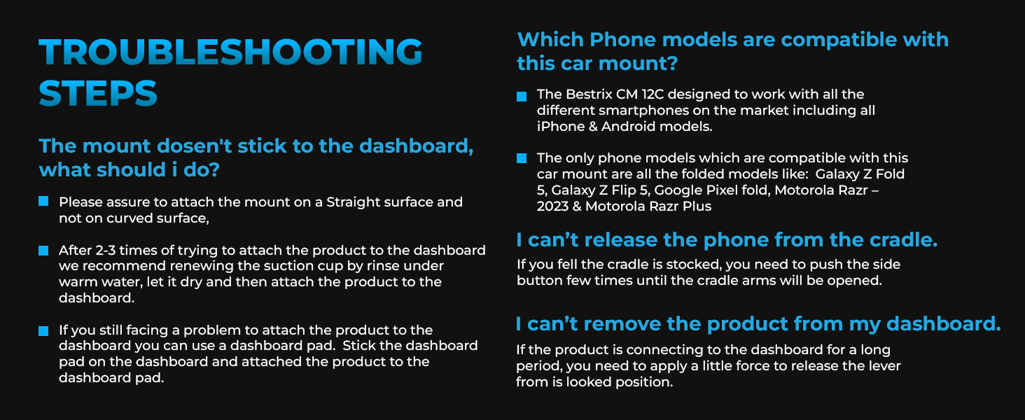 Bestrix questions, FAQ, troubleshooting 